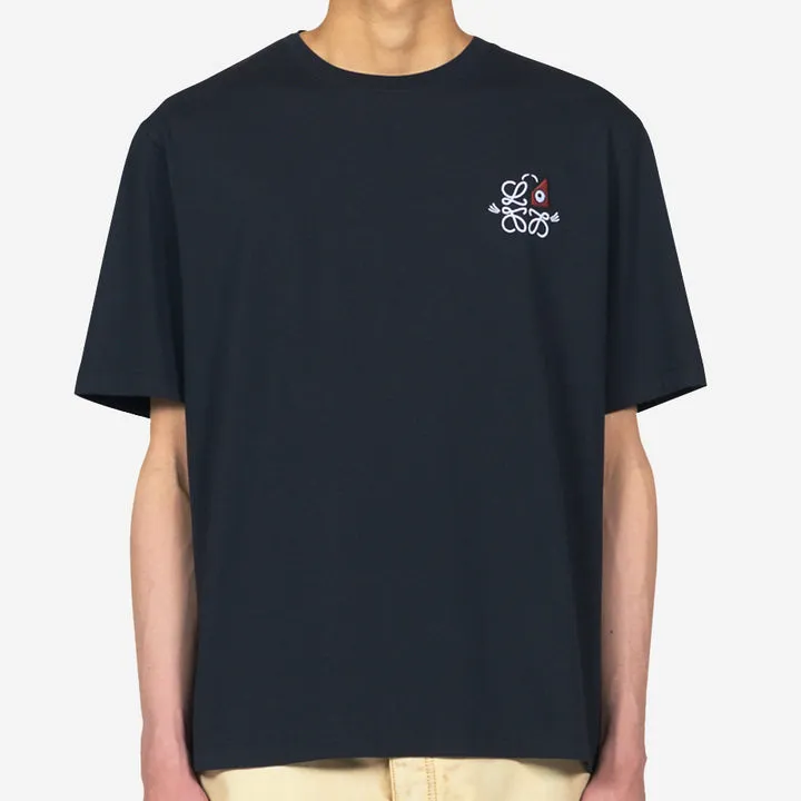 Logo Embroidered Crewneck T-Shirt