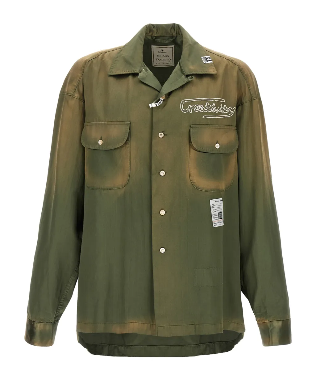 Pocket Detail Buttoned Shirt