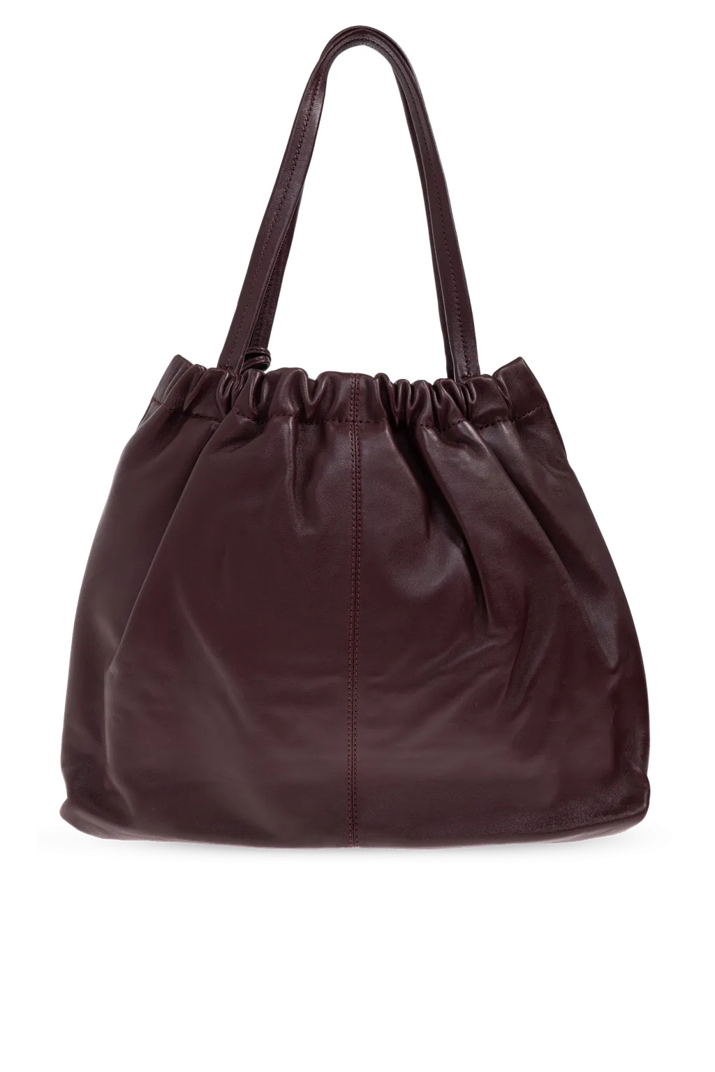 Chain-Embellished Shoulder Bag