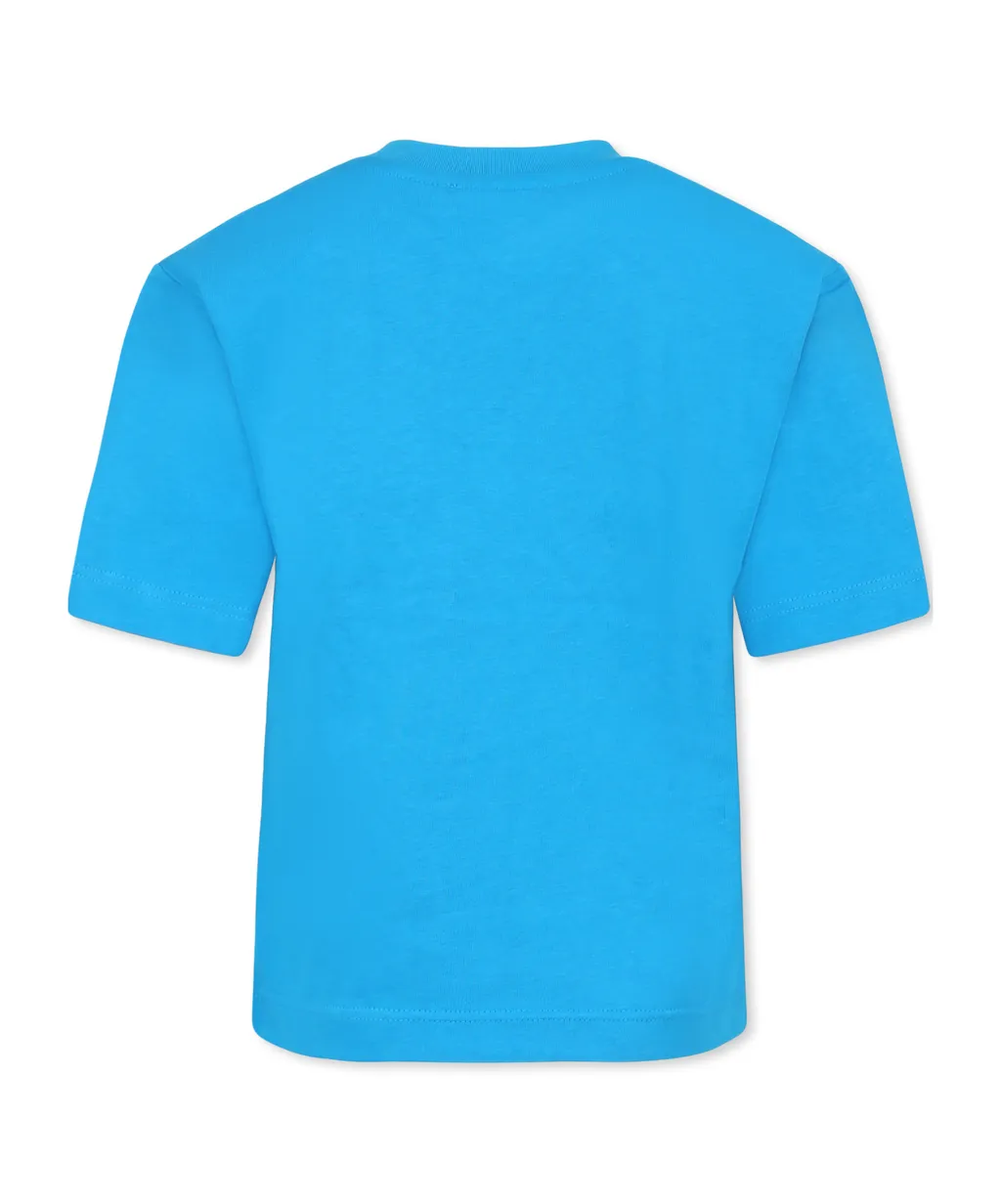 3D Zipped Pocket Crewneck T-Shirt