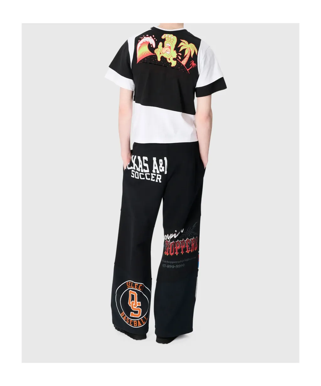 Graphic Printed Jersey Sweatpants