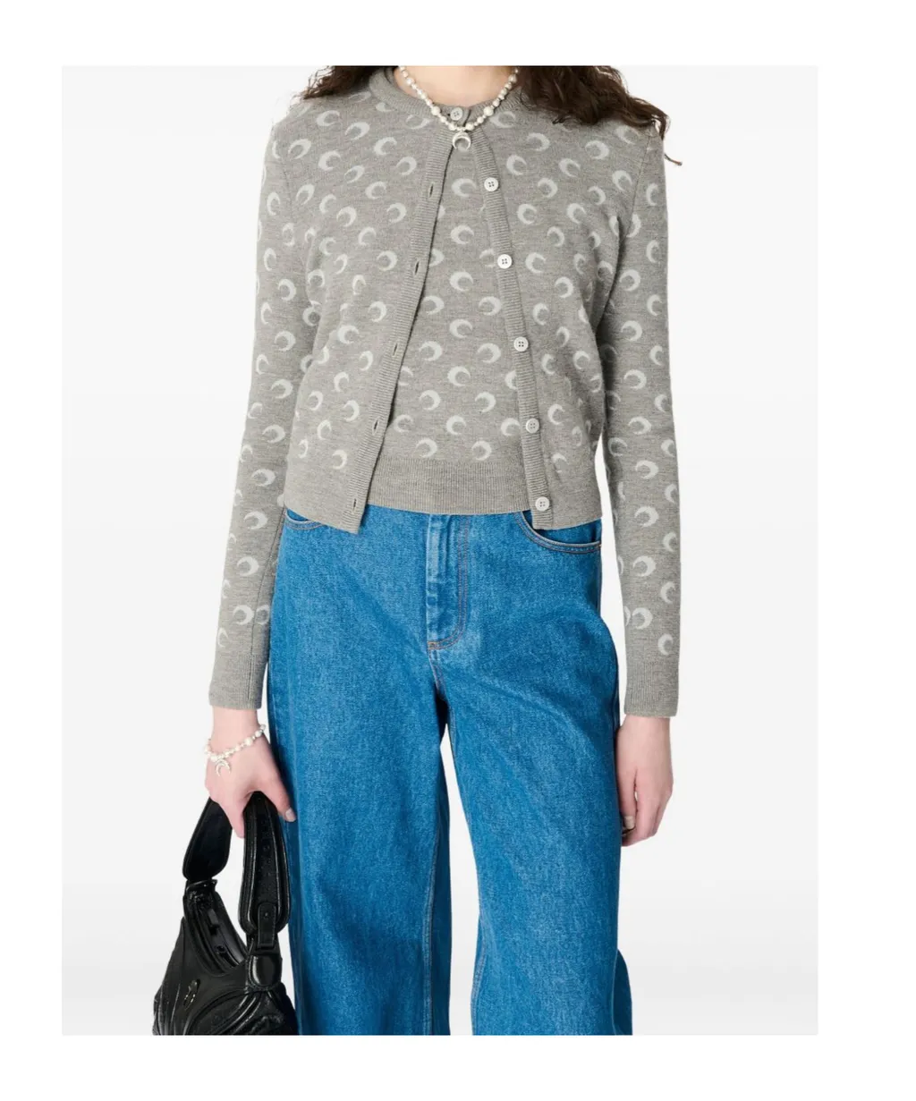 Moon Jacquard Cardigan