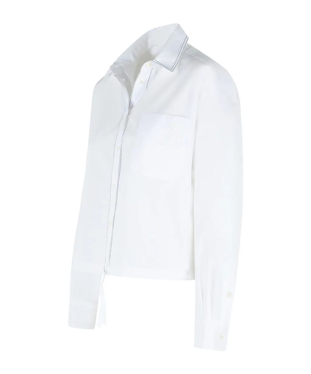 Cropped Long Sleeve Shirt