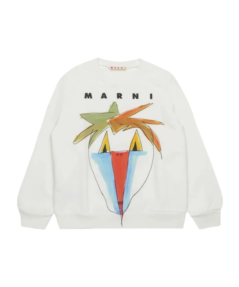 Long-Sleeved Crewneck Sweatshirt