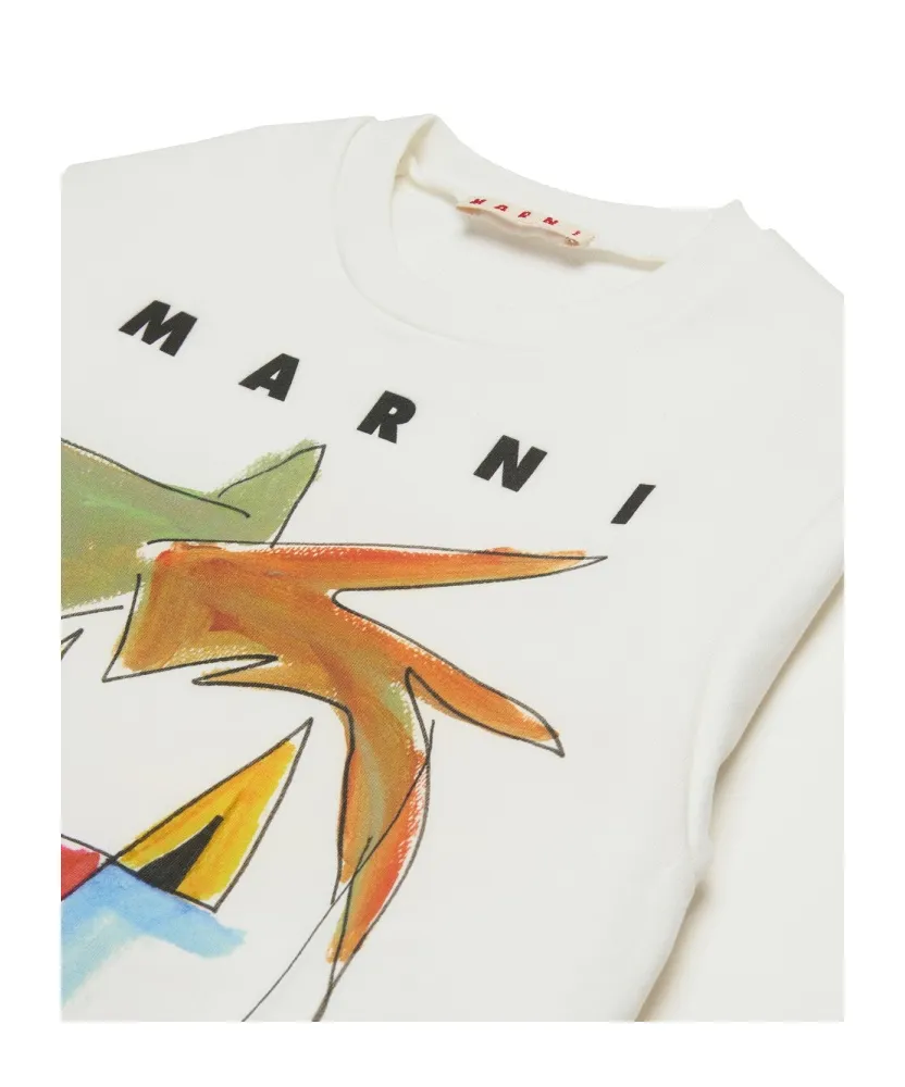 Long-Sleeved Crewneck Sweatshirt