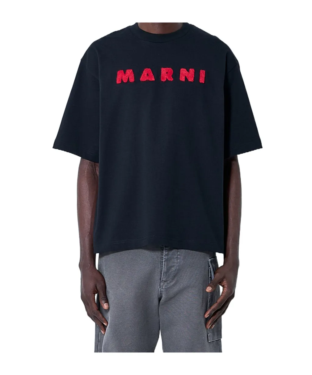 Logo Flocked T-Shirt