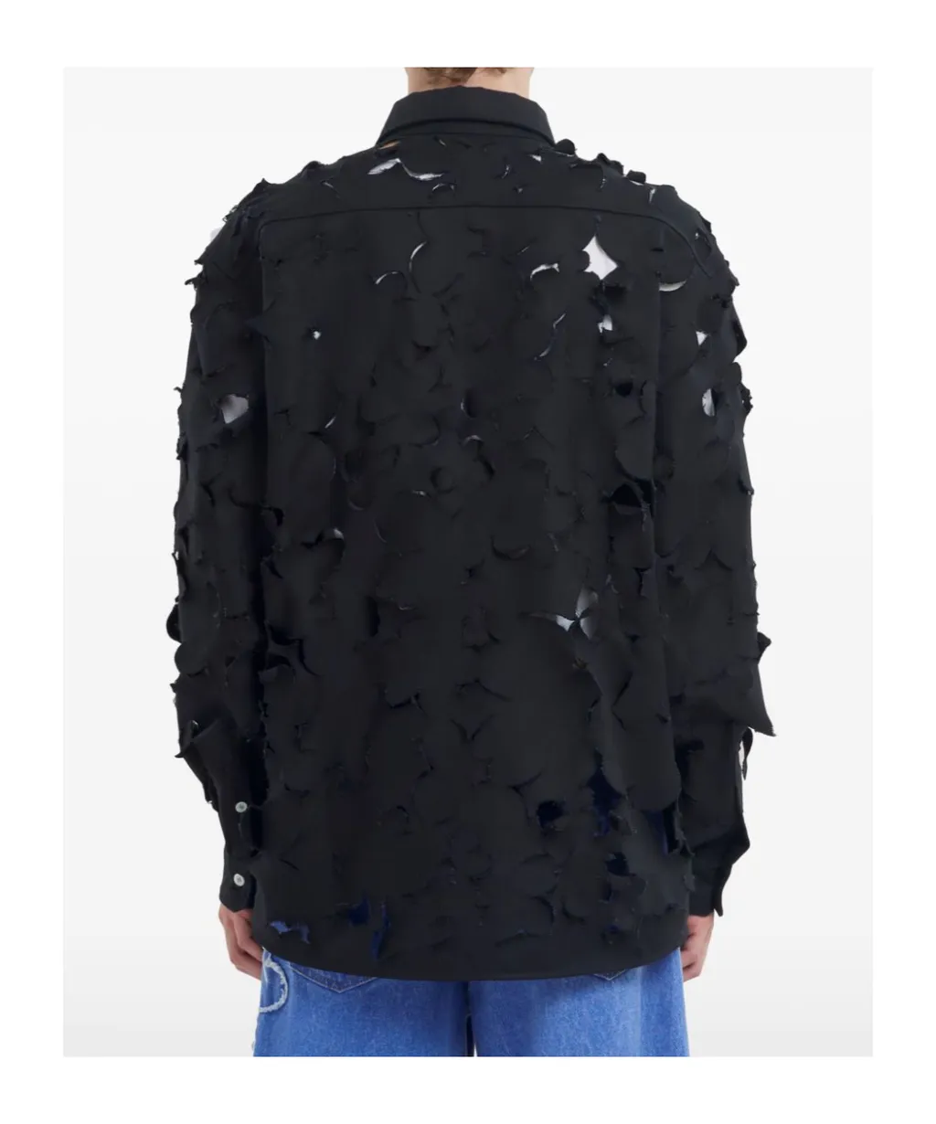 Boxy Fit Shirt With Cut Out Detail