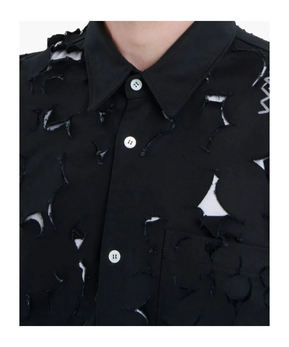 Boxy Fit Shirt With Cut Out Detail