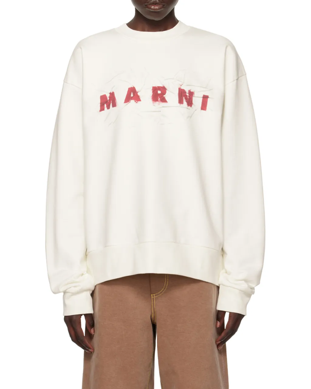 Logo Printed Crewneck Sweatshirt