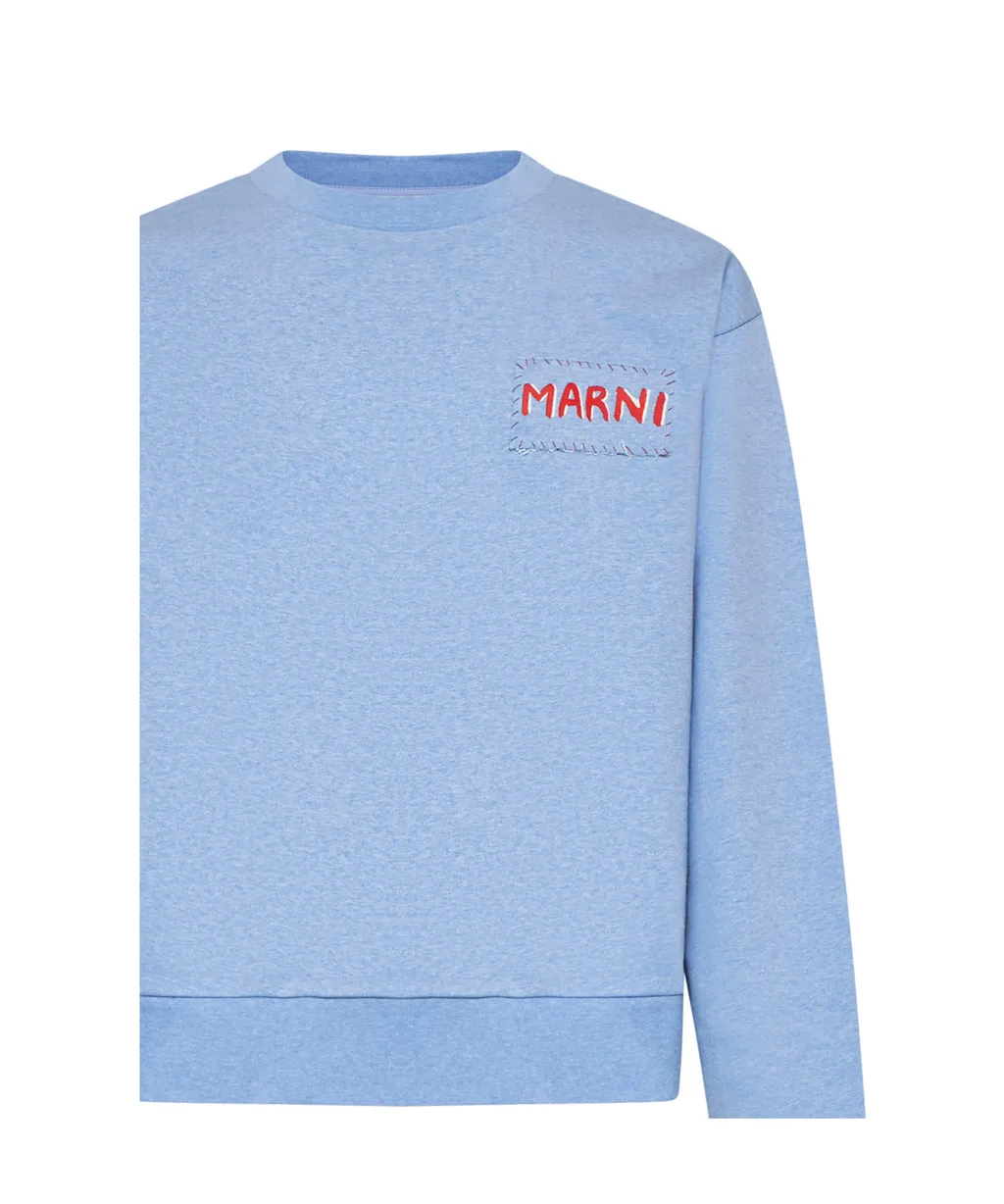 Logo Printed Crewneck Sweatshirt