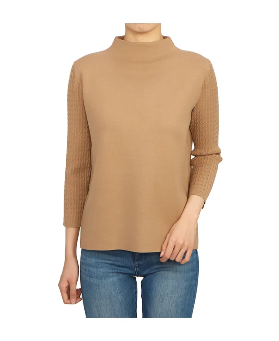 Twisted Long-Sleeved Sweater