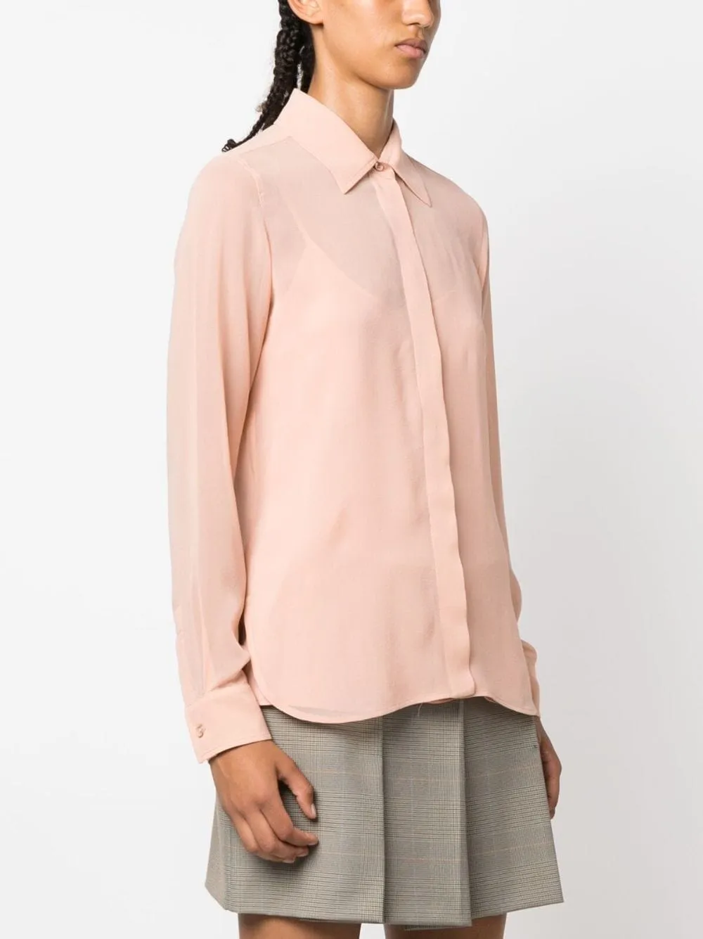 Lapel Long-Sleeved Shirt
