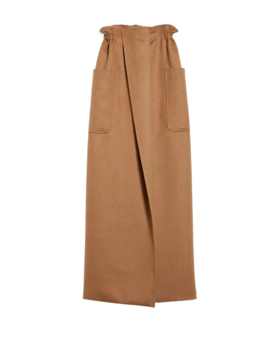 Patch-Pocket Straight Skirt