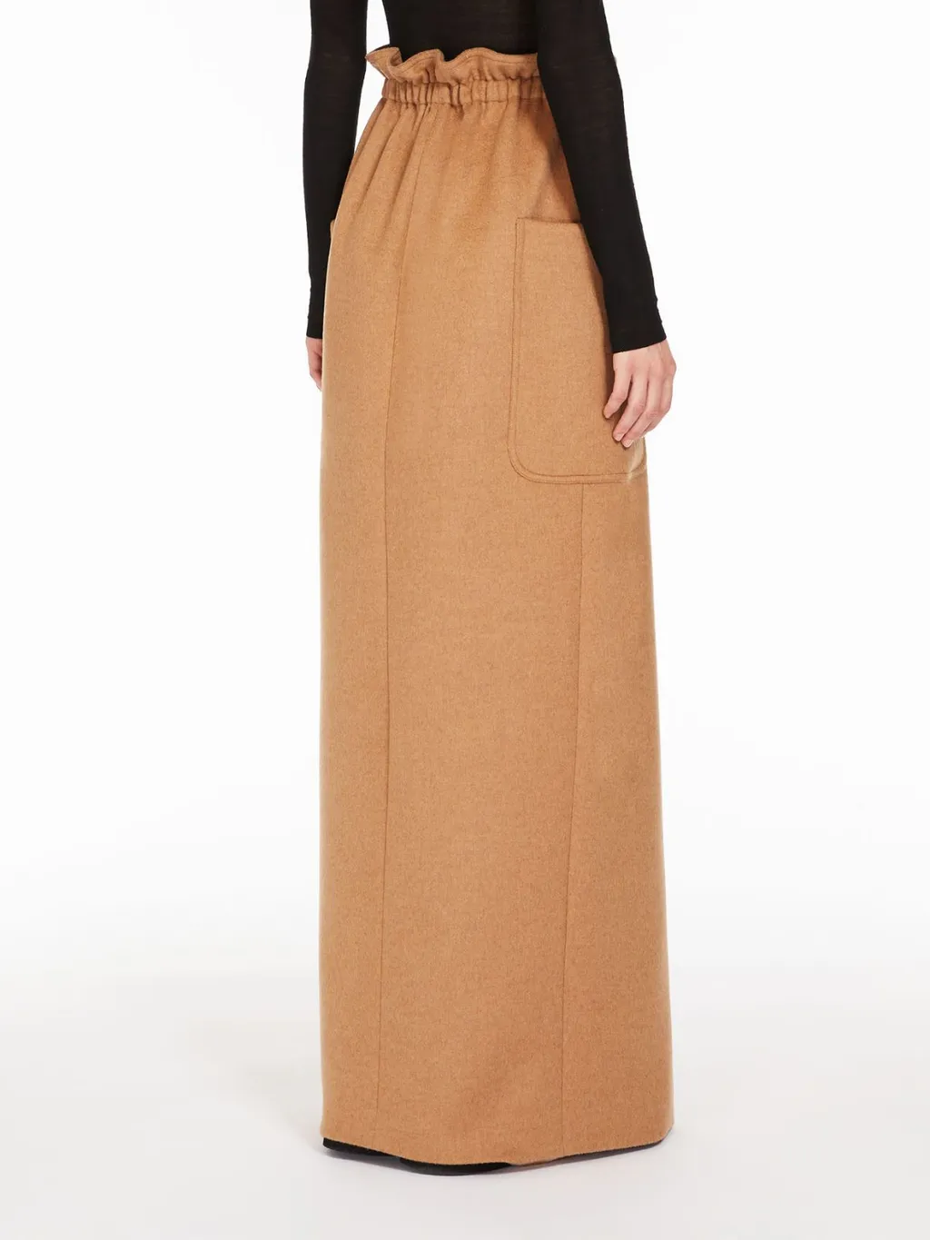 Patch-Pocket Straight Skirt