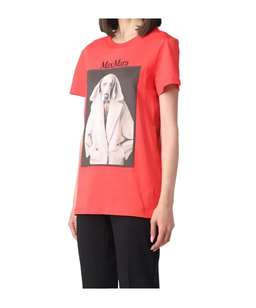T-Shirt With Dog Print