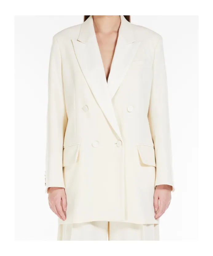 Double-Breasted Virgin Wool Blazer
