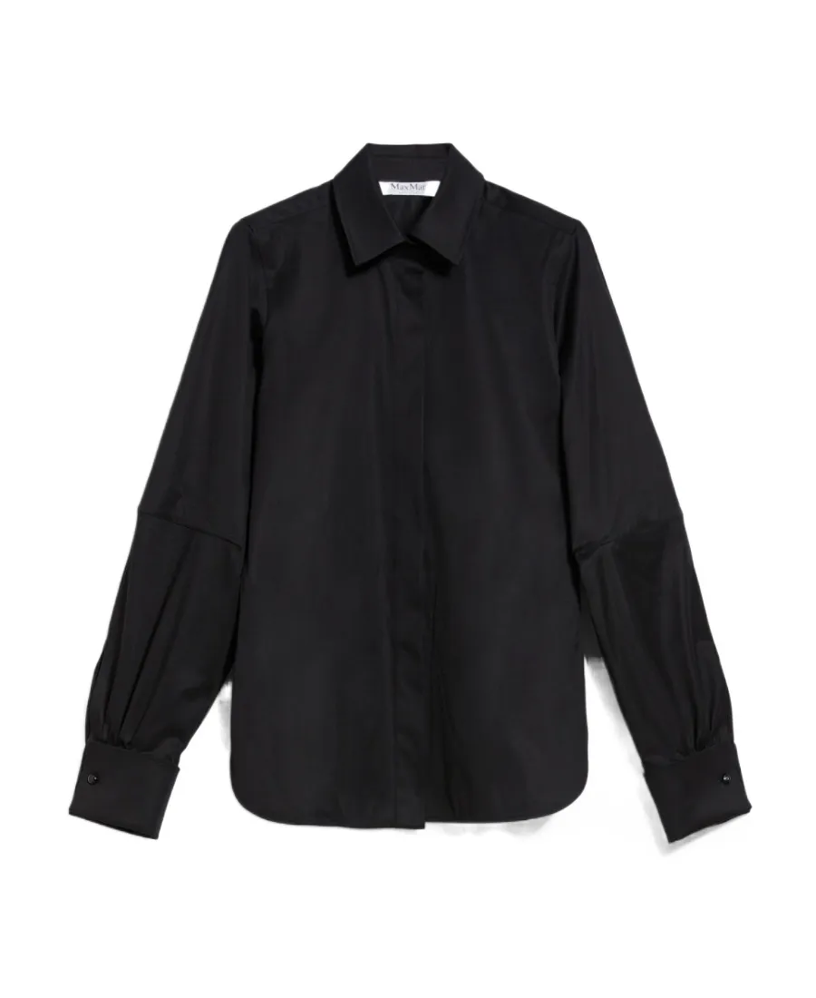 Long-Sleeve Stretch-Cotton Shirt