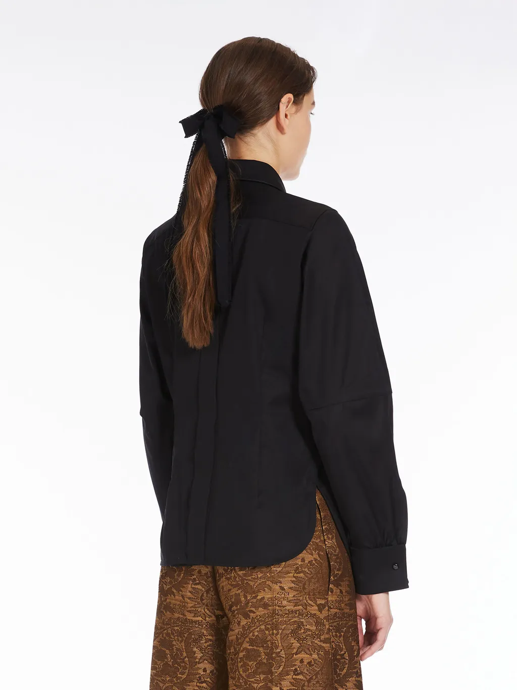 Long-Sleeve Stretch-Cotton Shirt