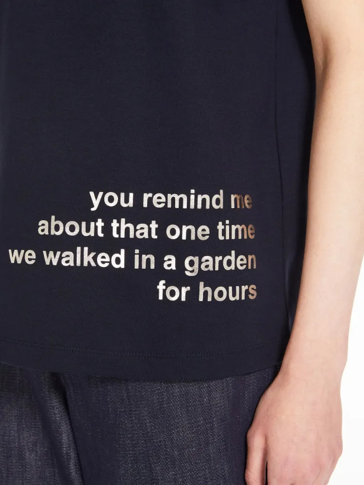 Printed Cotton T-Shirt
