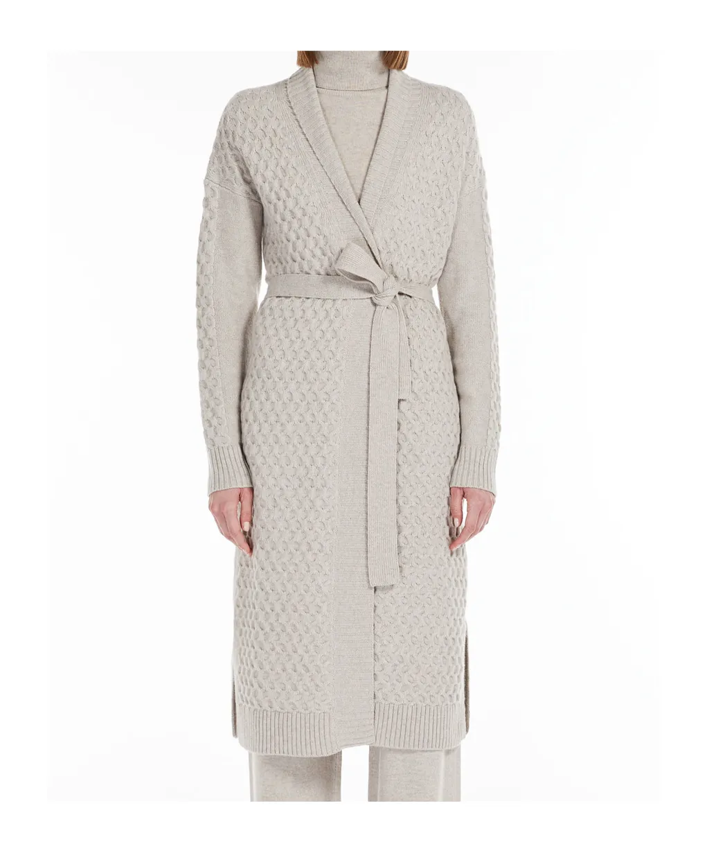 Wool And Cashmere Knitted Cardigan