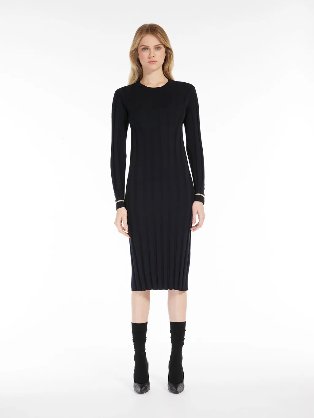 Long Wool Yarn Dress