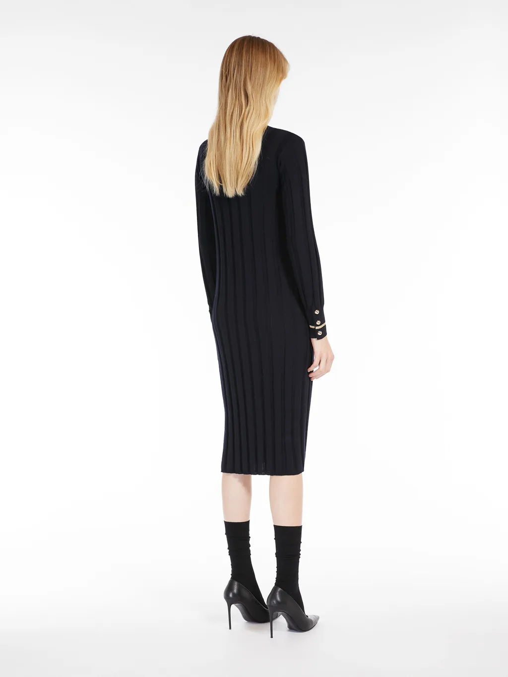 Long Wool Yarn Dress