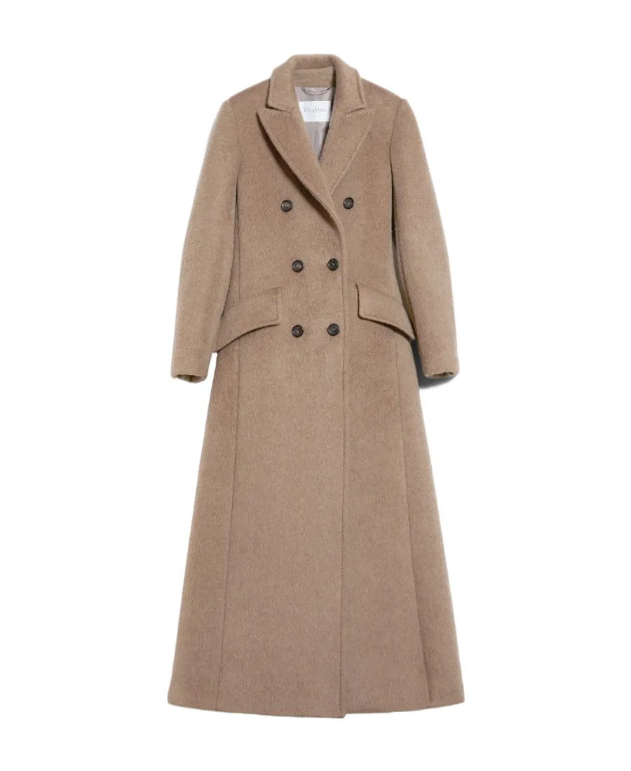 Double-Breasted Cashmere Blend Coat