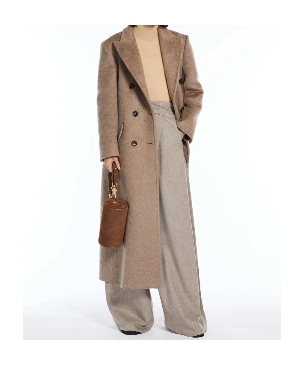 Double-Breasted Cashmere Blend Coat