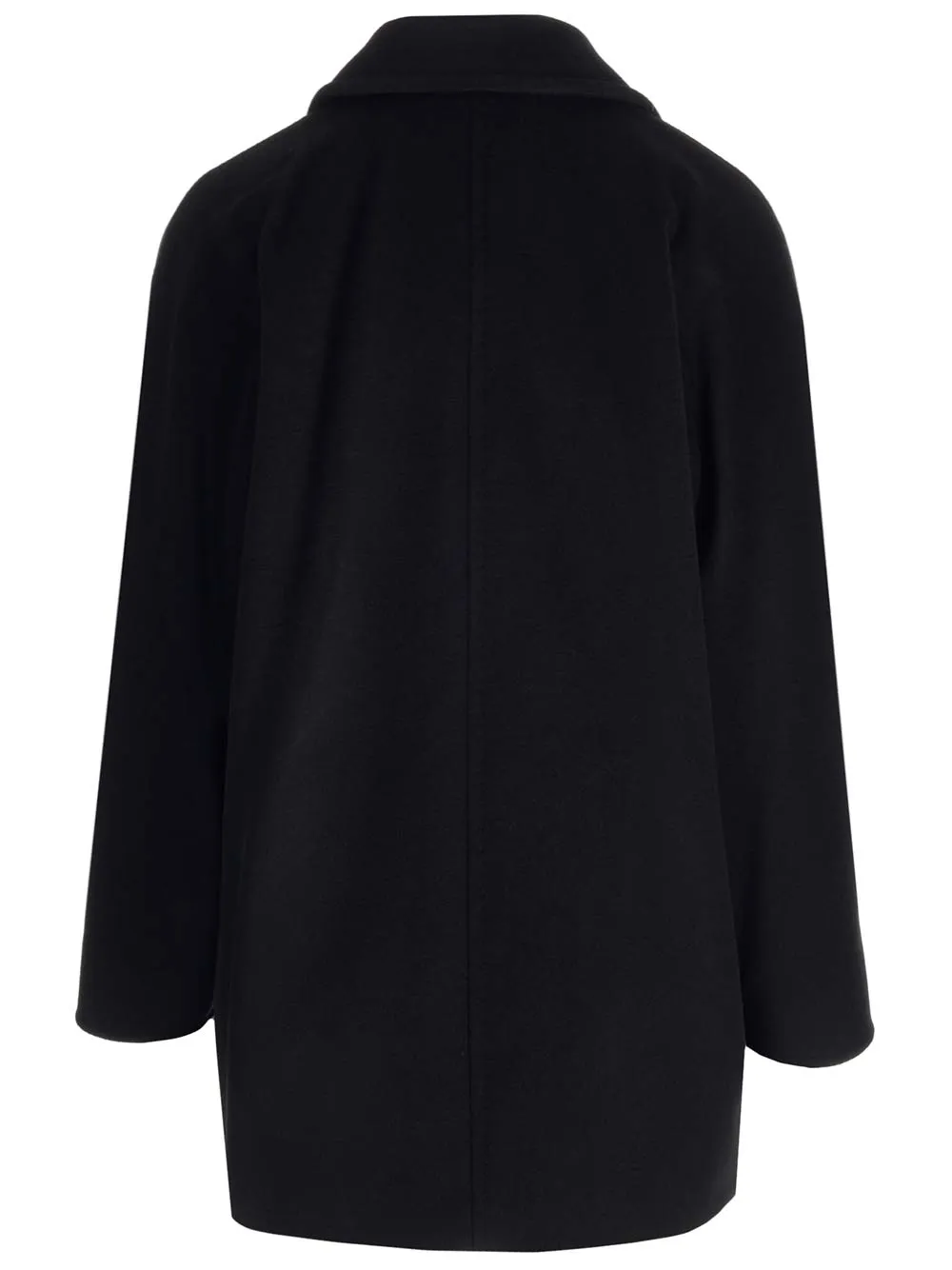 Double-Breasted Long-Sleeved Coat