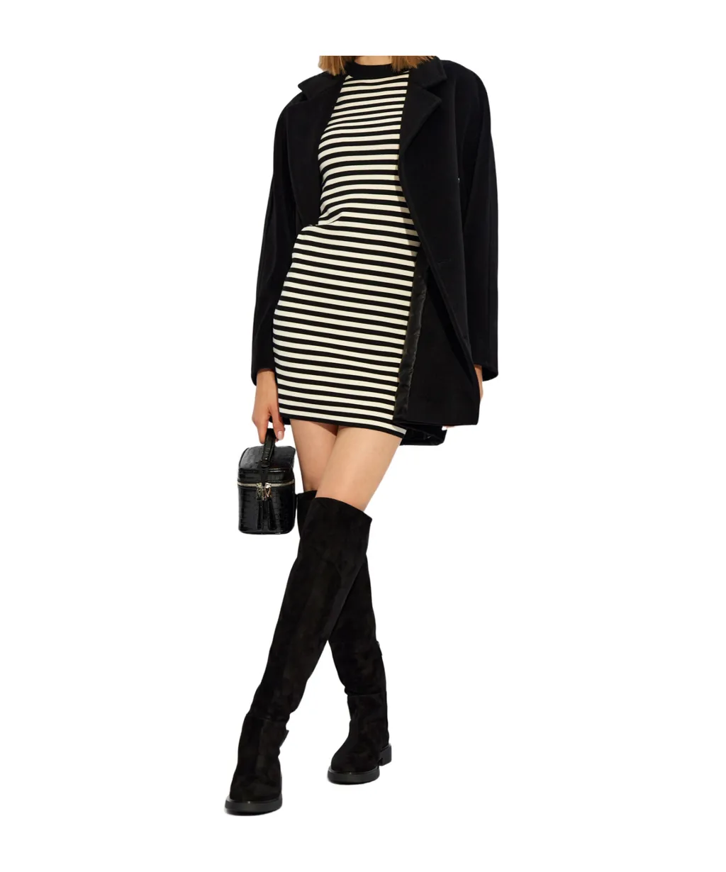 Double-Breasted Long-Sleeved Coat