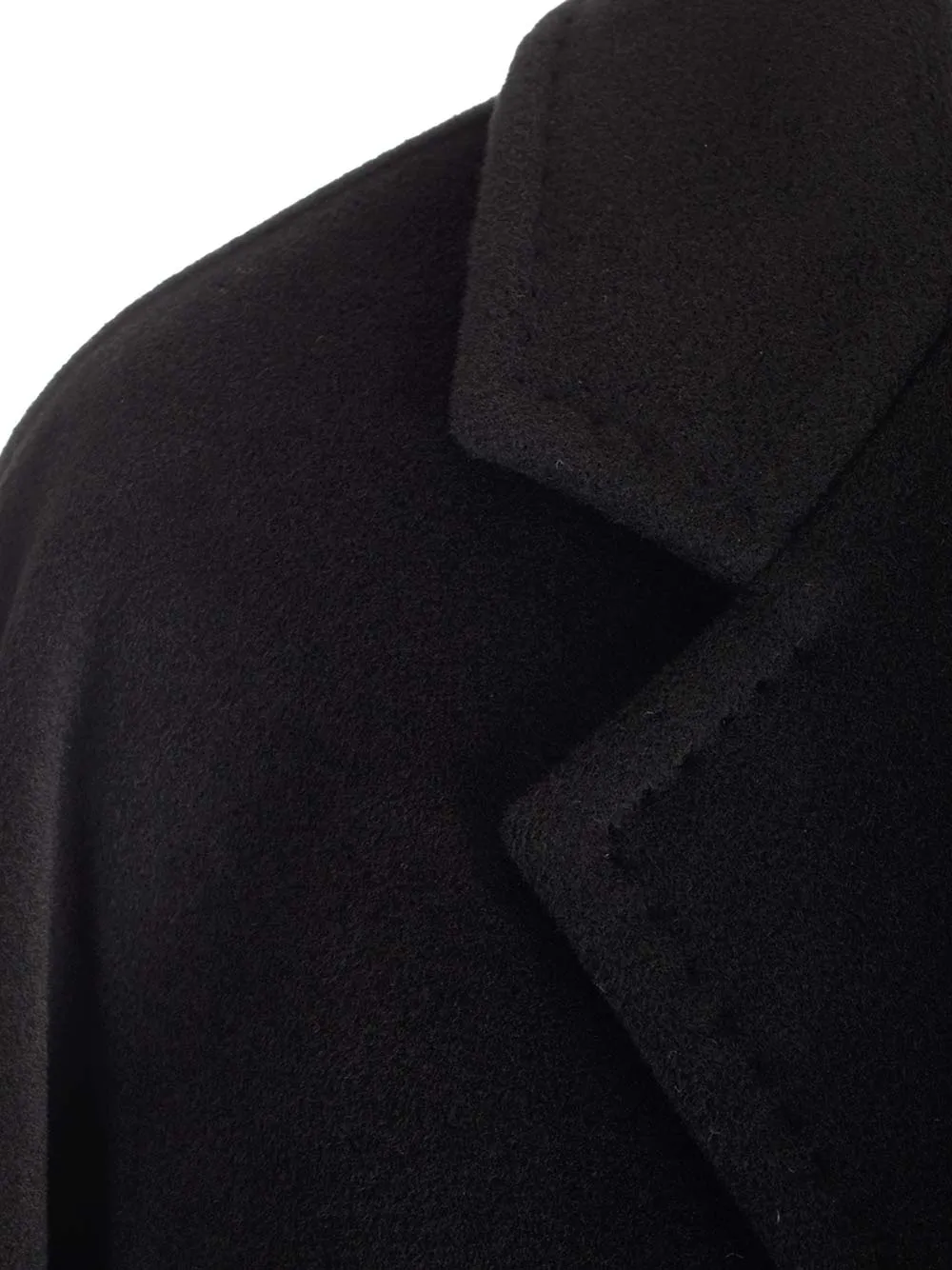 Double-Breasted Long-Sleeved Coat