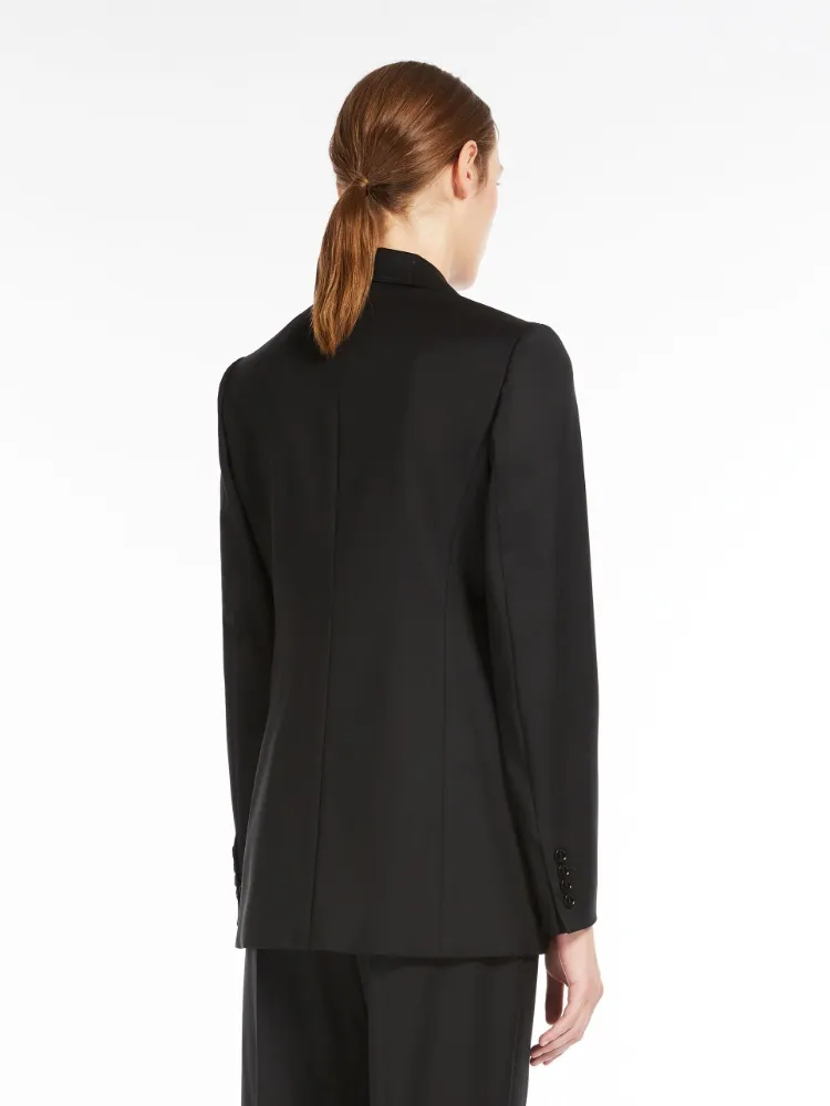 Double-Breasted Wool Blazer