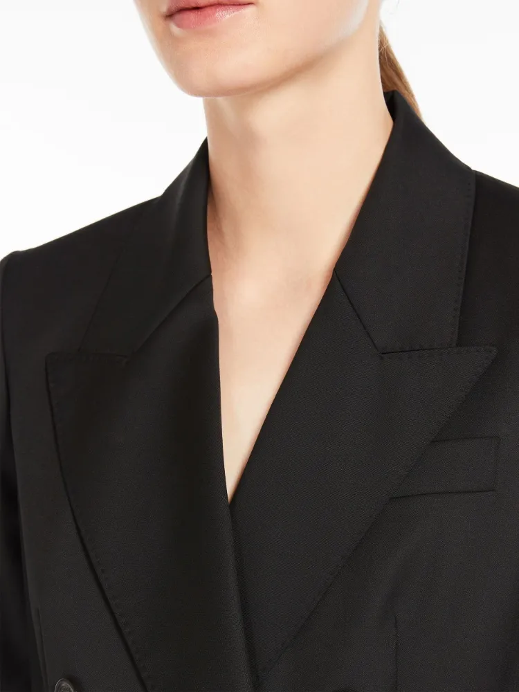 Double-Breasted Wool Blazer