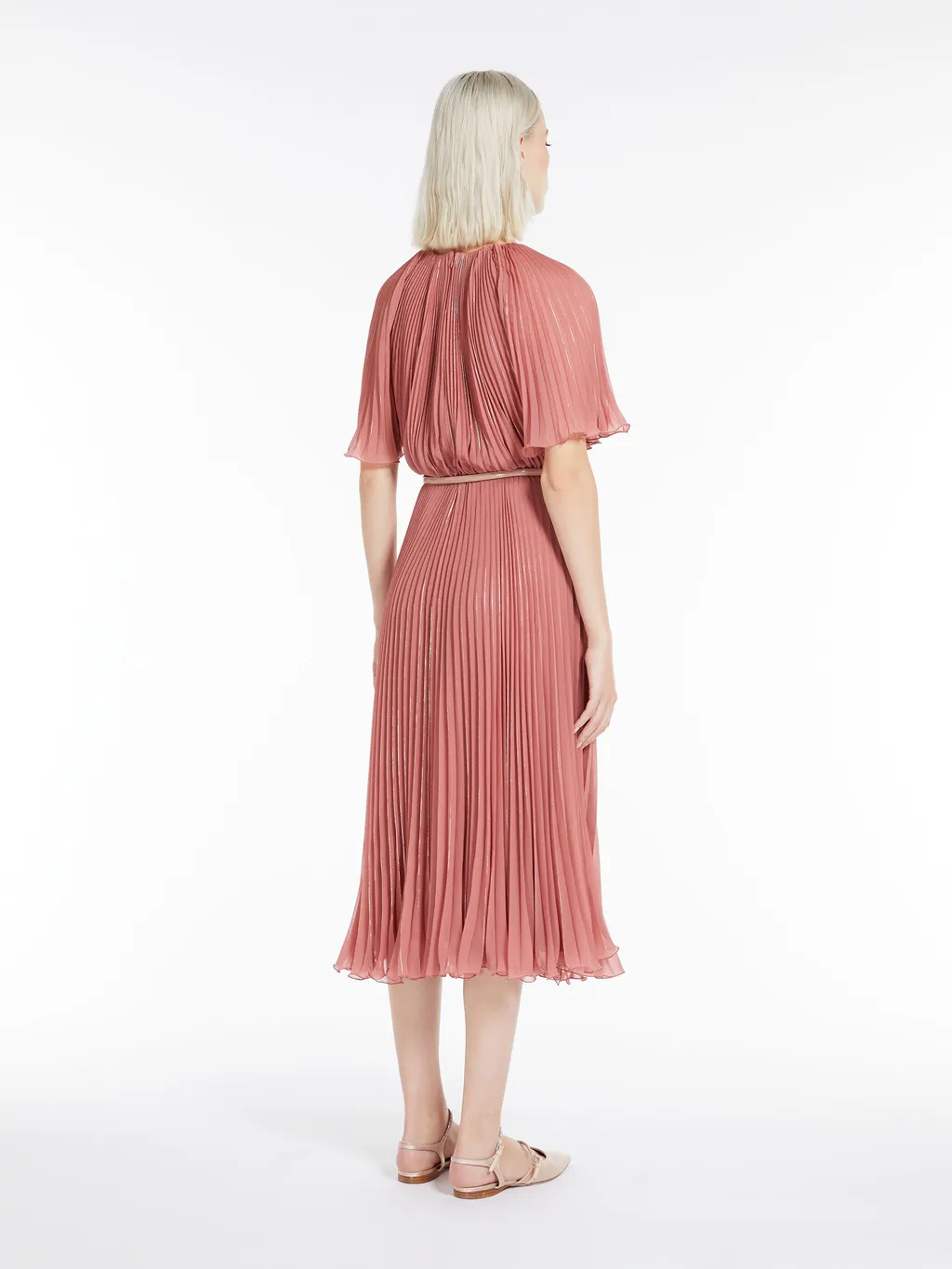 Georgette Pleated Dress
