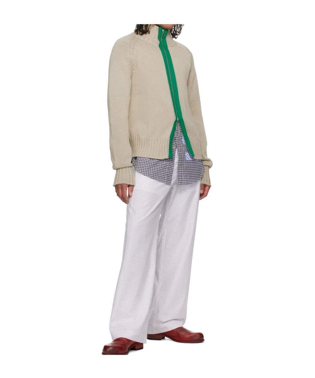 Patchwork Stretch Trousers