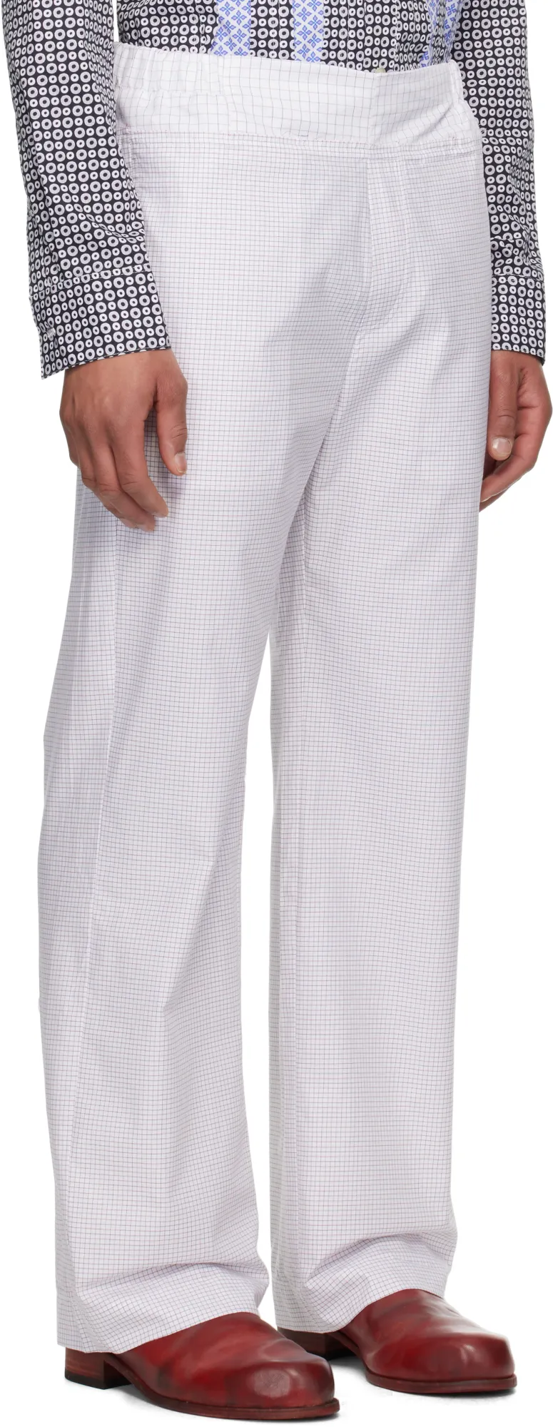 Patchwork Stretch Trousers