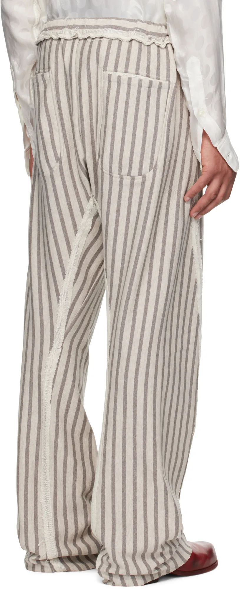 Stripe Twisted Sweatpants