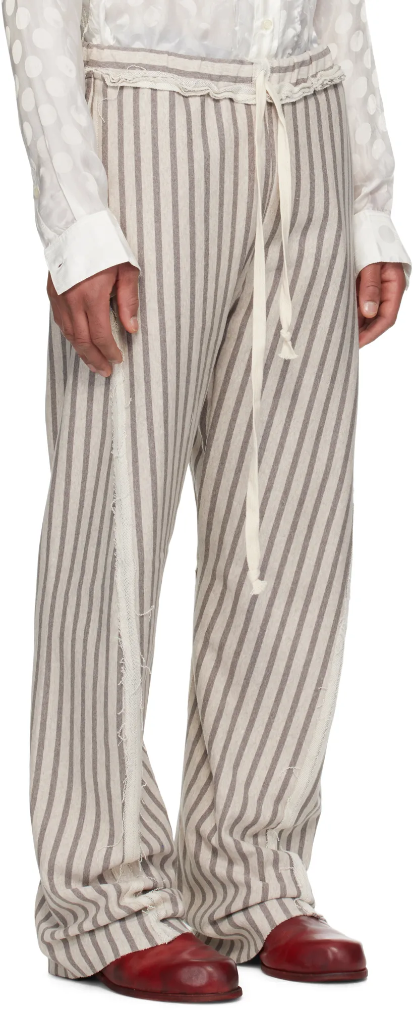 Stripe Twisted Sweatpants