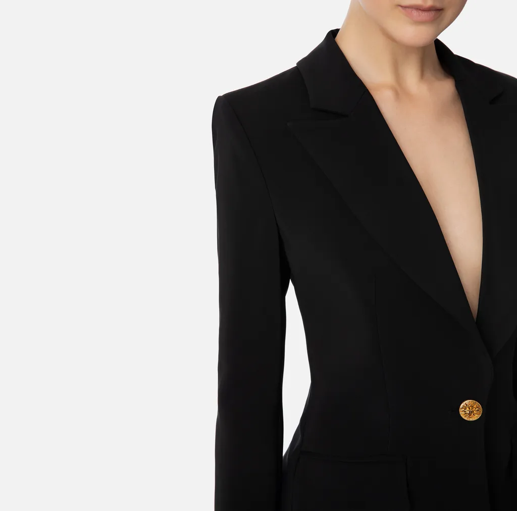 Long-Sleeved Suit Coat