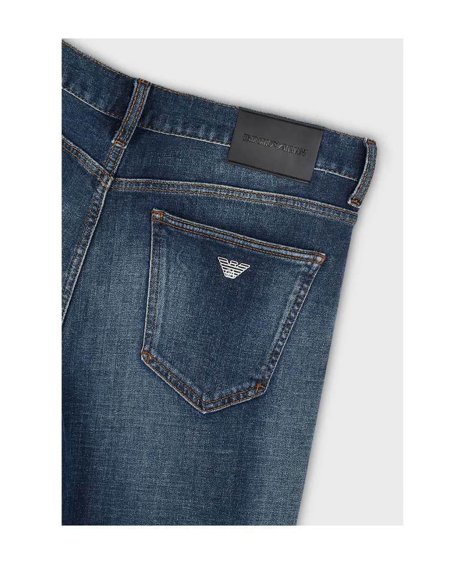 Mid-Rise Straight-Leg Jeans