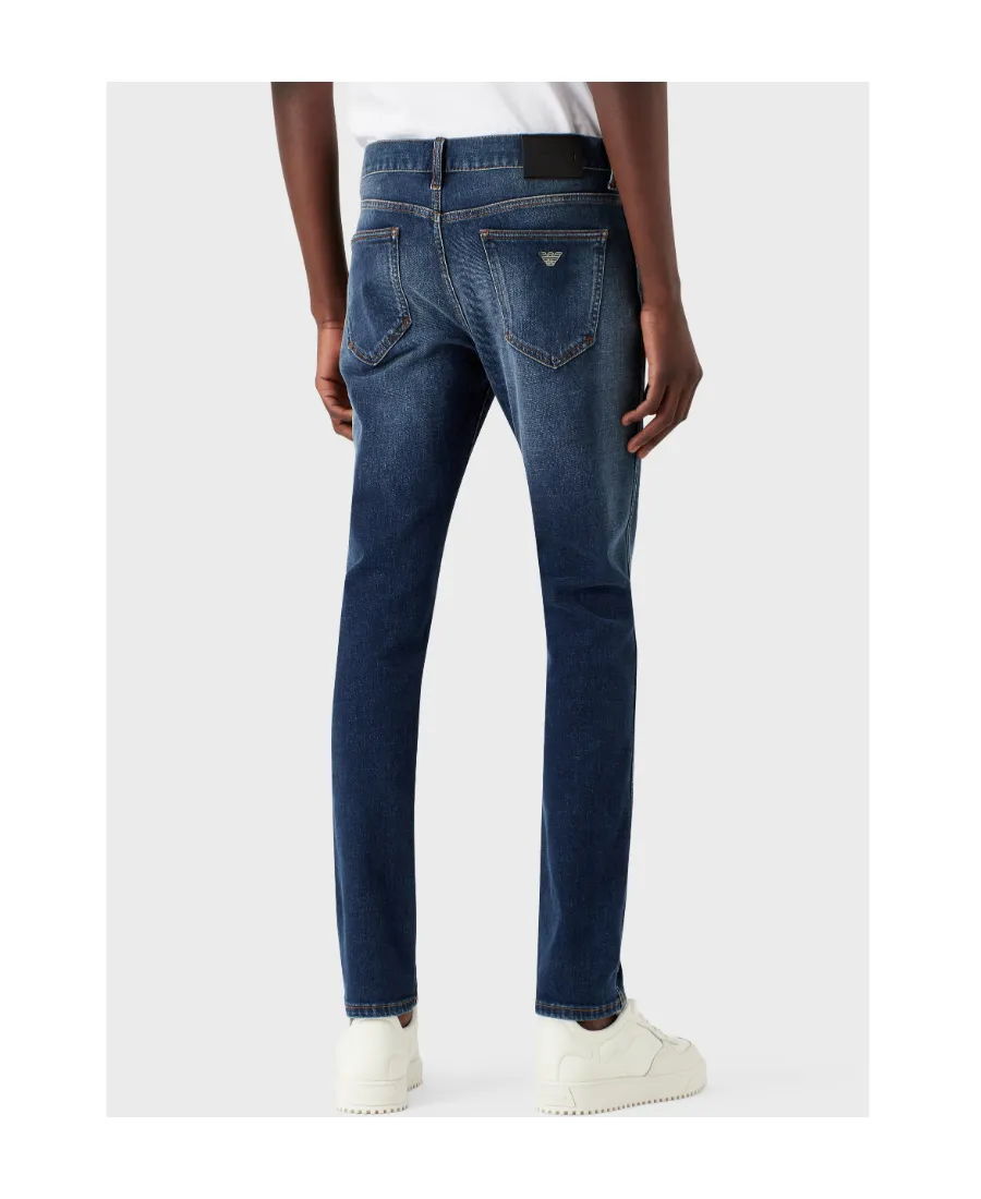 Mid-Rise Straight-Leg Jeans