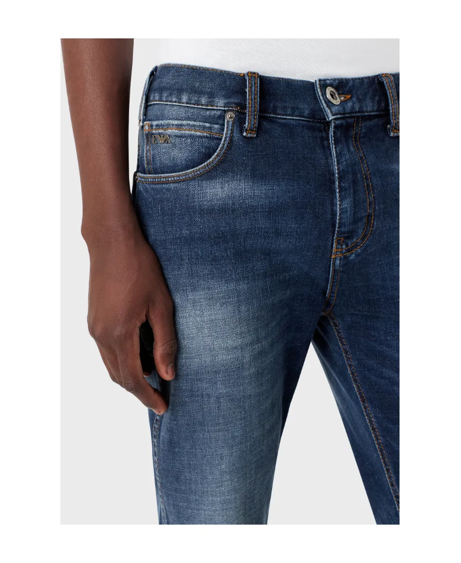 Mid-Rise Straight-Leg Jeans