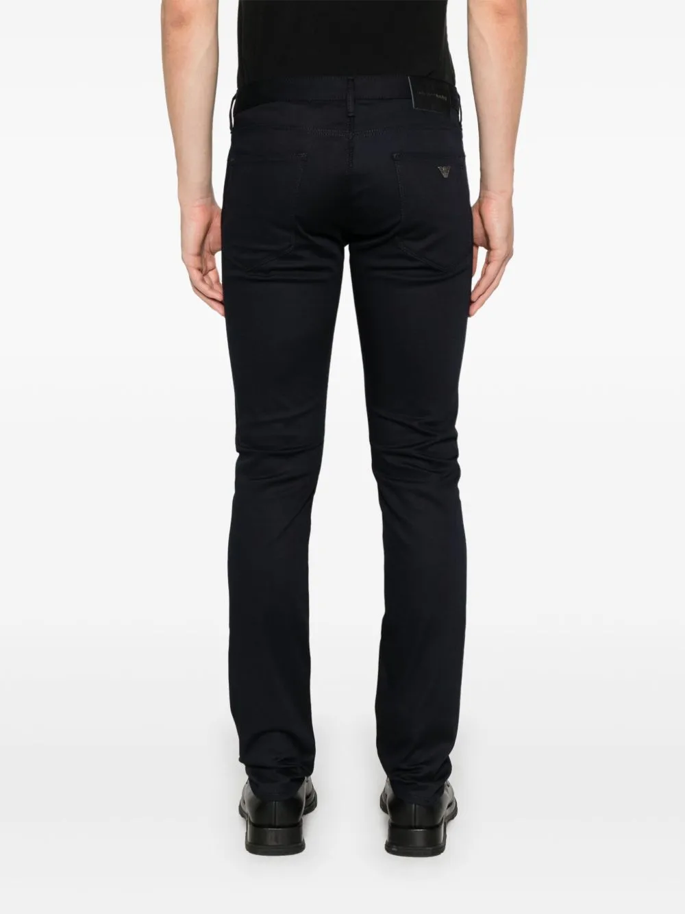 Logo-Plaque Slim-Fit Jeans