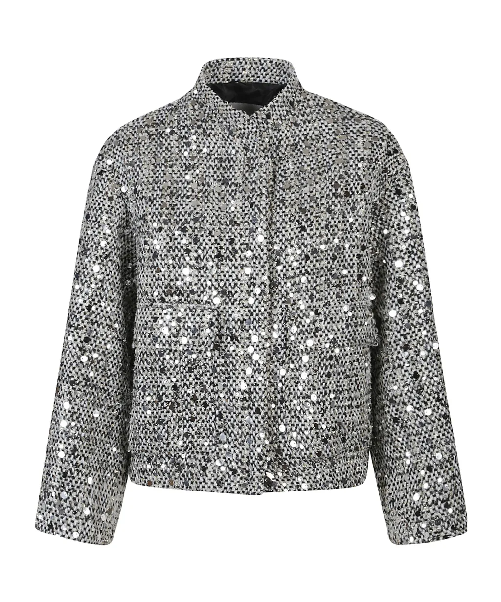 Sequined Casual Jacket