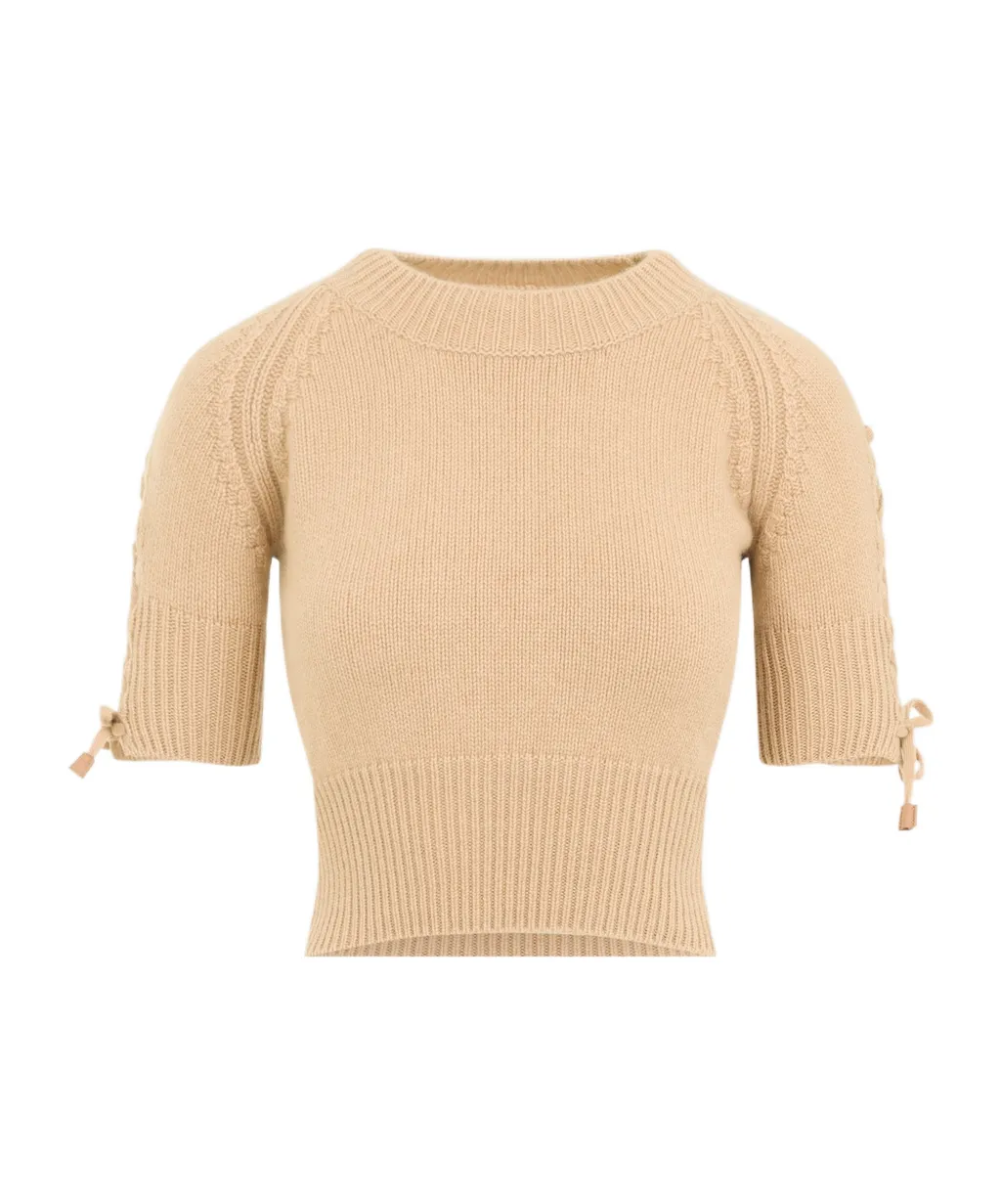 Short-Sleeved Sweater