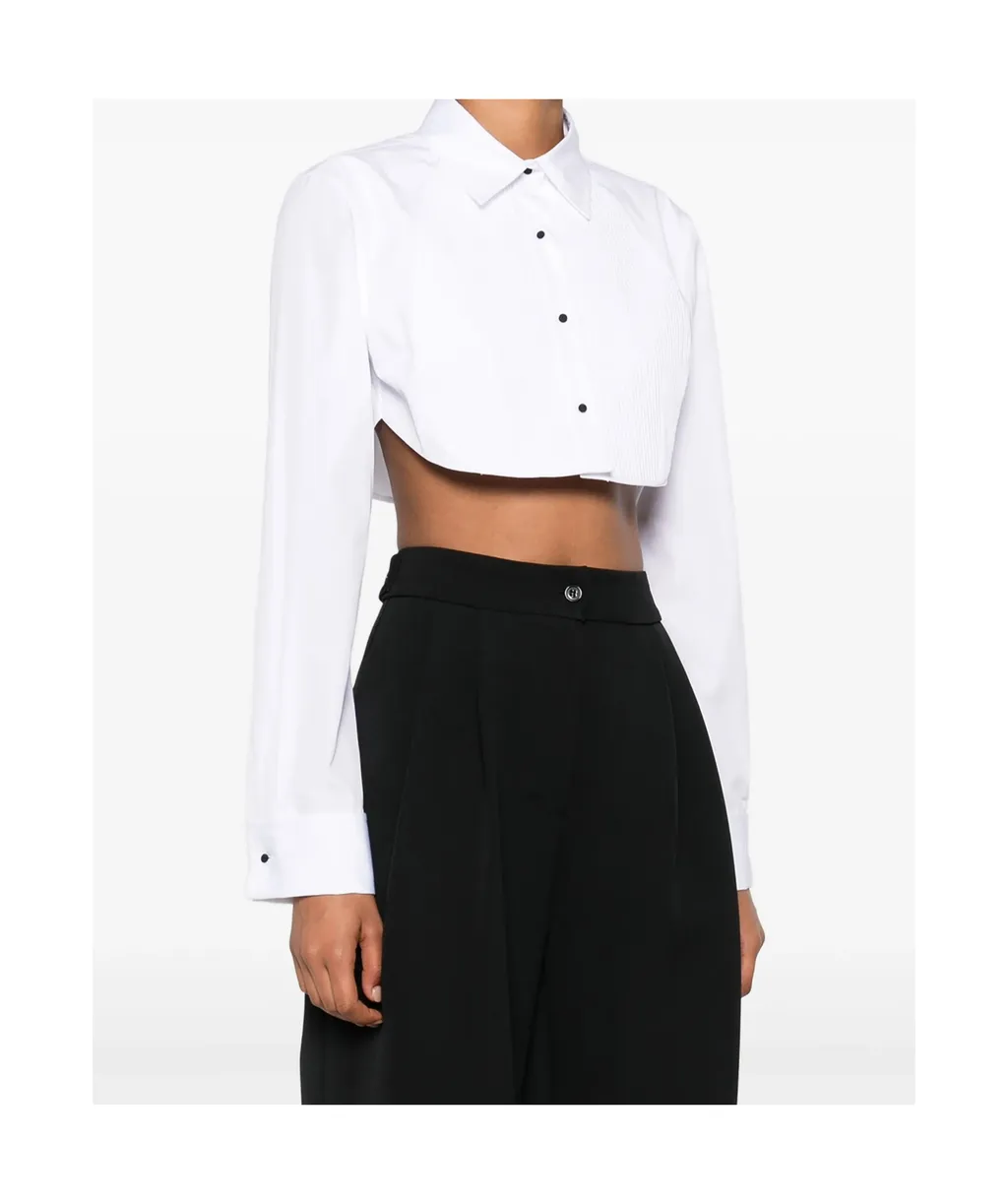 Long Sleeve Cropped Shirt