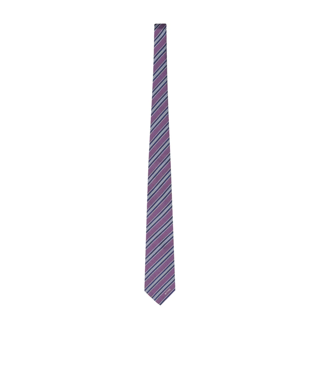 Striped Jacquard Tie