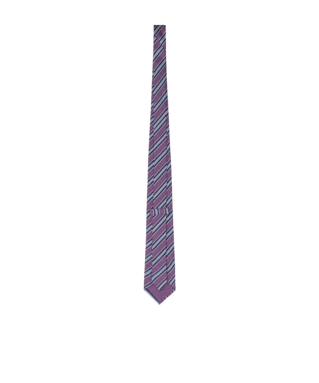 Striped Jacquard Tie