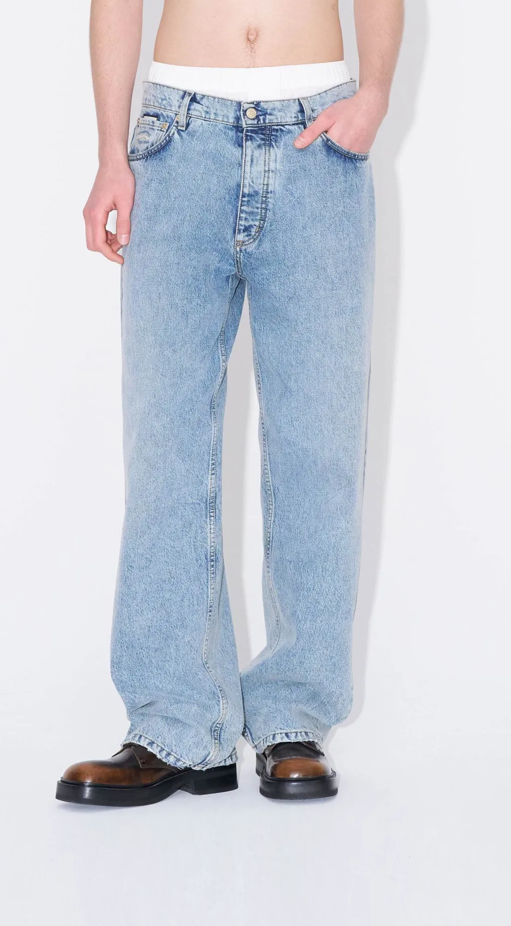 Benz Mid-Rise Jeans