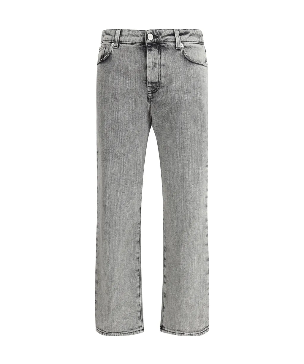 Straight-Leg Slim-Fit Jeans